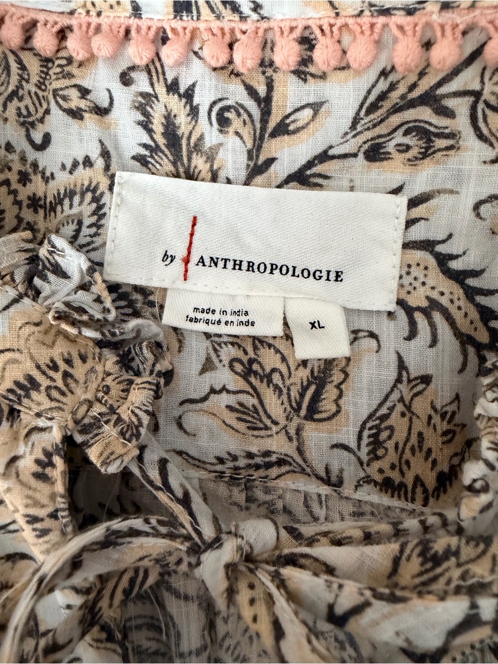 By Anthropologie Tie-Neck Peasant
Blouse - Picture 6 of 11